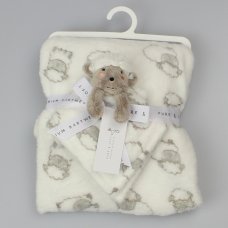 F12568: Baby Sheep Comforter & Blanket